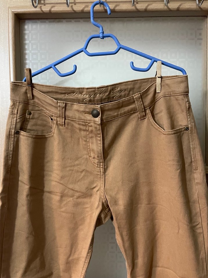 Bej Kadın Pantolon - Görsel 3