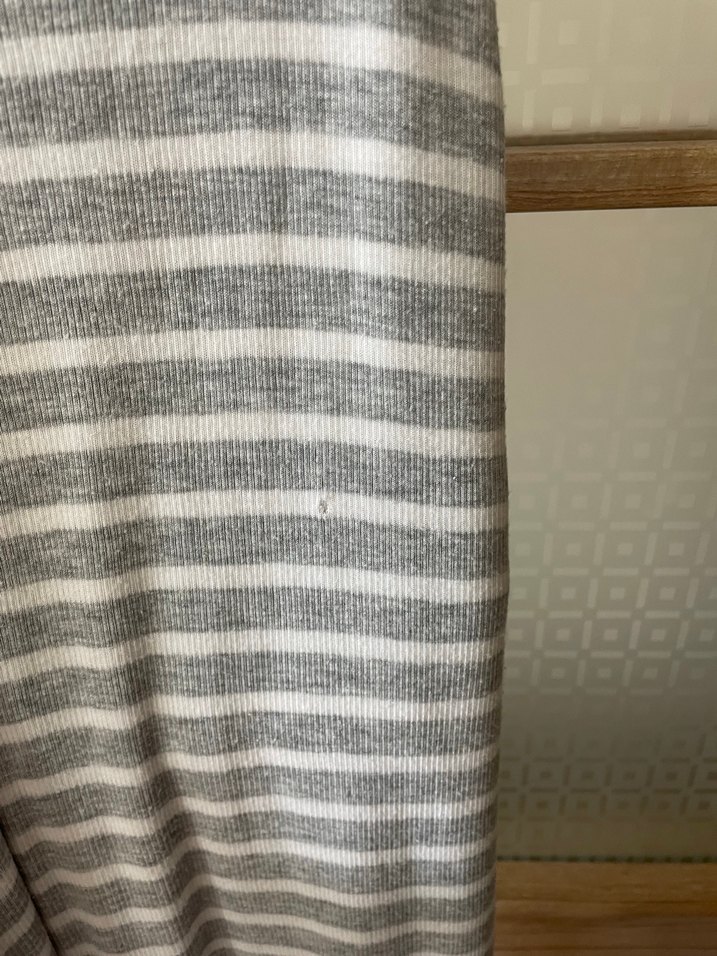 GAP Gri Çizgili Uzun İnce Askılı Elbise - Görsel 3