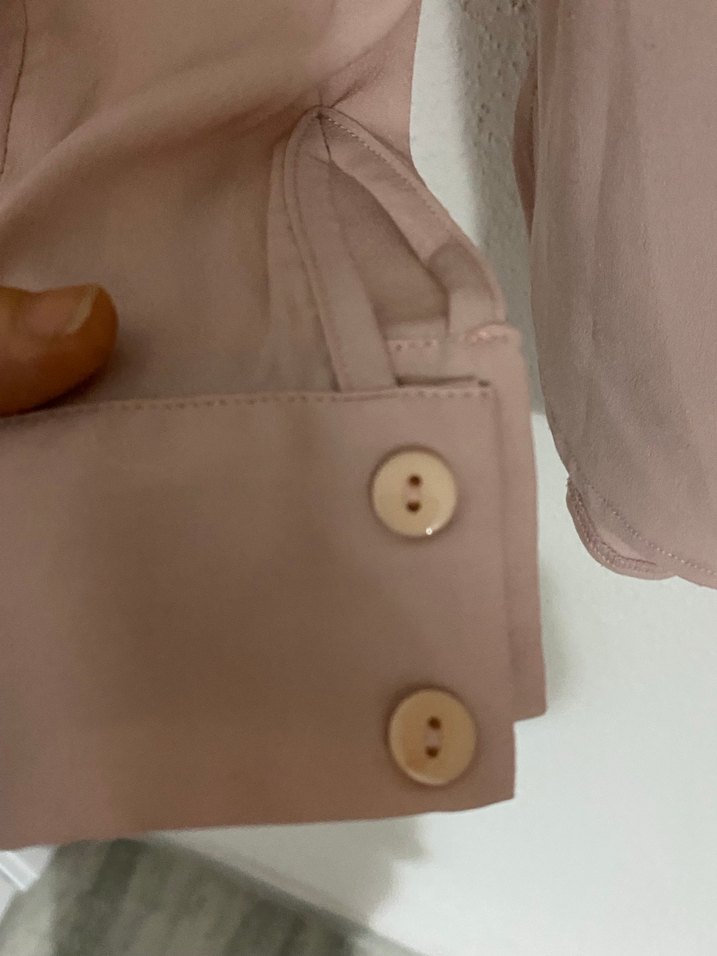 Pudra rengi gömlek - Görsel 5