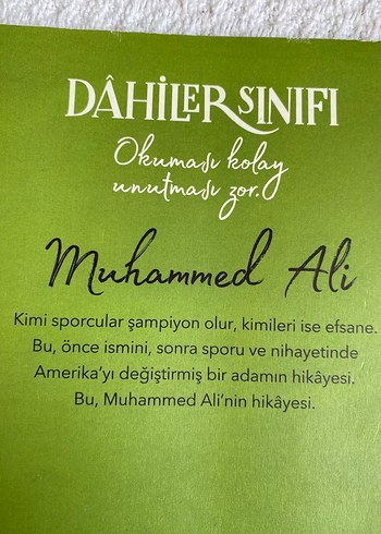 Beden Muhammed Ali - Dahiler Sınıfı Biyografi Kitabı