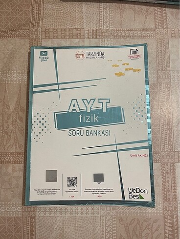 345 yayınları AYT Fizik test kitabı