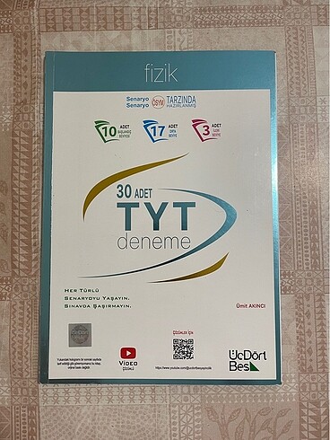 345 Yayınları AYT Fizik 30lu TYT denemesi
