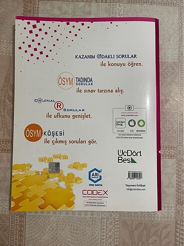  345 Yayınları TYT Kimya soru bankası