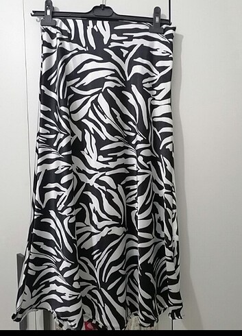 Zebra Desenli Etek