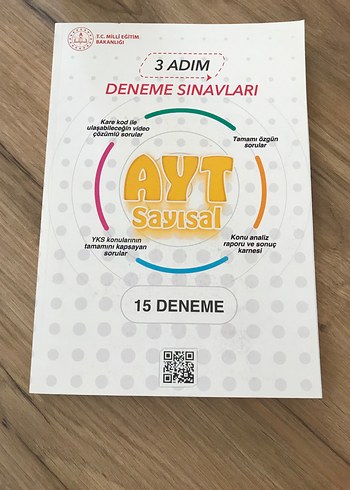 3 Adım AYT Sayısal Deneme Sınavları 15'li