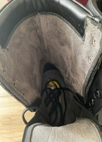 Siyah hakiki Deri Erkek Bot - Görsel 3