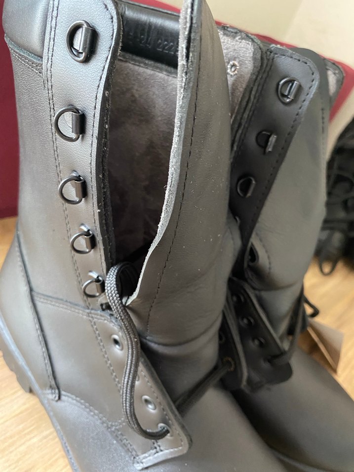 Siyah hakiki Deri Erkek Bot - Görsel 4