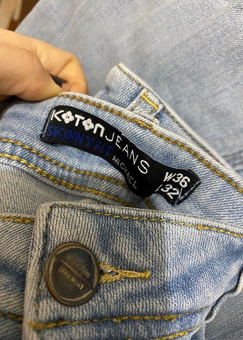 Koton Bol Kesim Kot Pantolon - Görsel 2