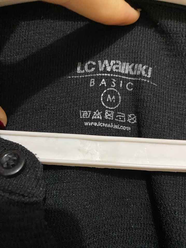 LCW Erkek Siyah Kısa Kollu Polo Tişört - Görsel 2