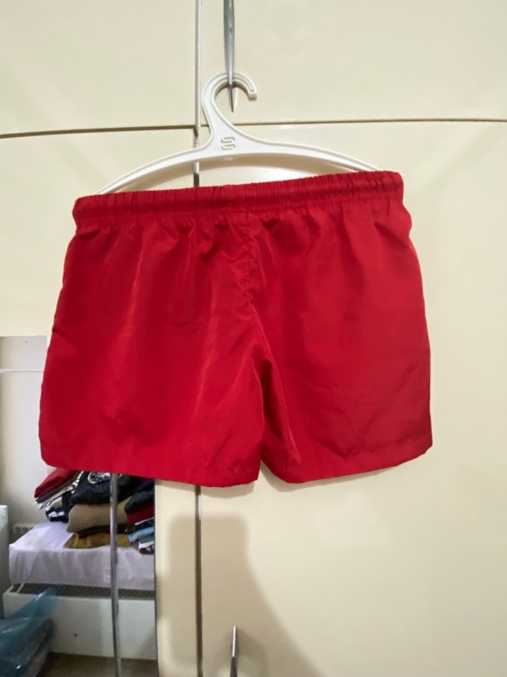 Kırmızı Mini Mayo Şortu - Görsel 2