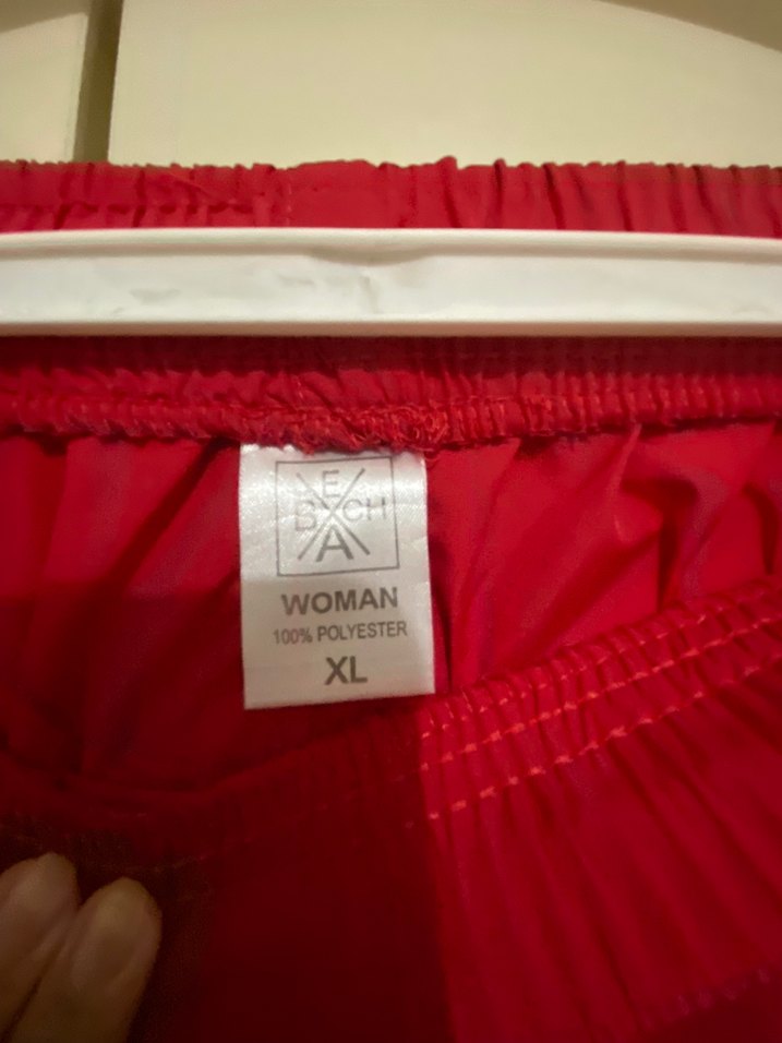 Kırmızı Mini Mayo Şortu - Görsel 3