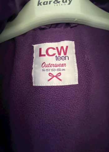 LCW Mor Düğmeli Kız Çocuk Mont - Görsel 2