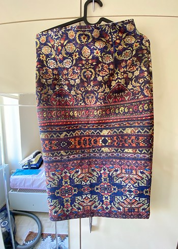 Desenli Bohem Uzun kalem etek - Görsel 4