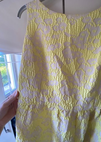 Sarı Midi Elbise - Görsel 2