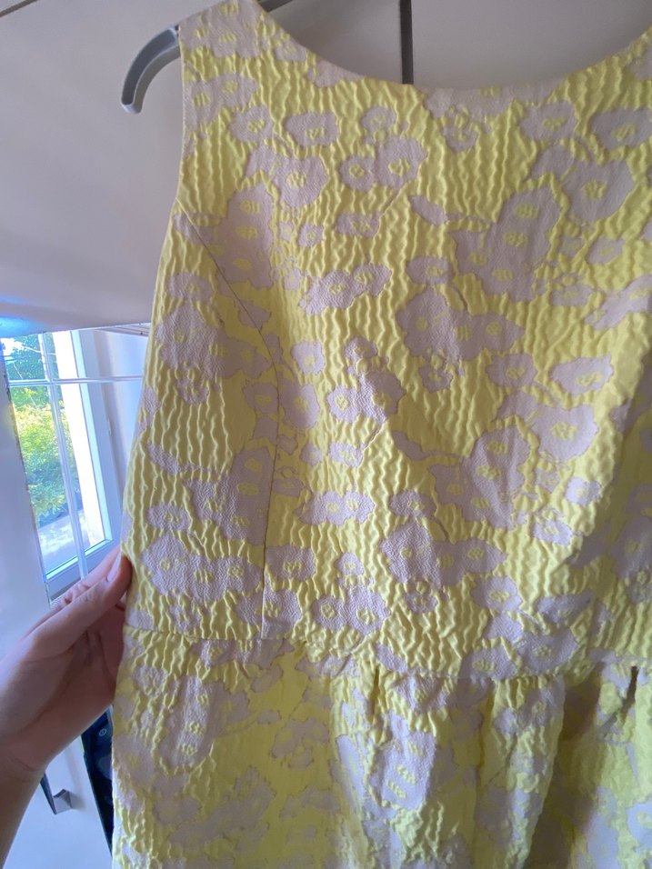 Sarı Midi Elbise - Görsel 2