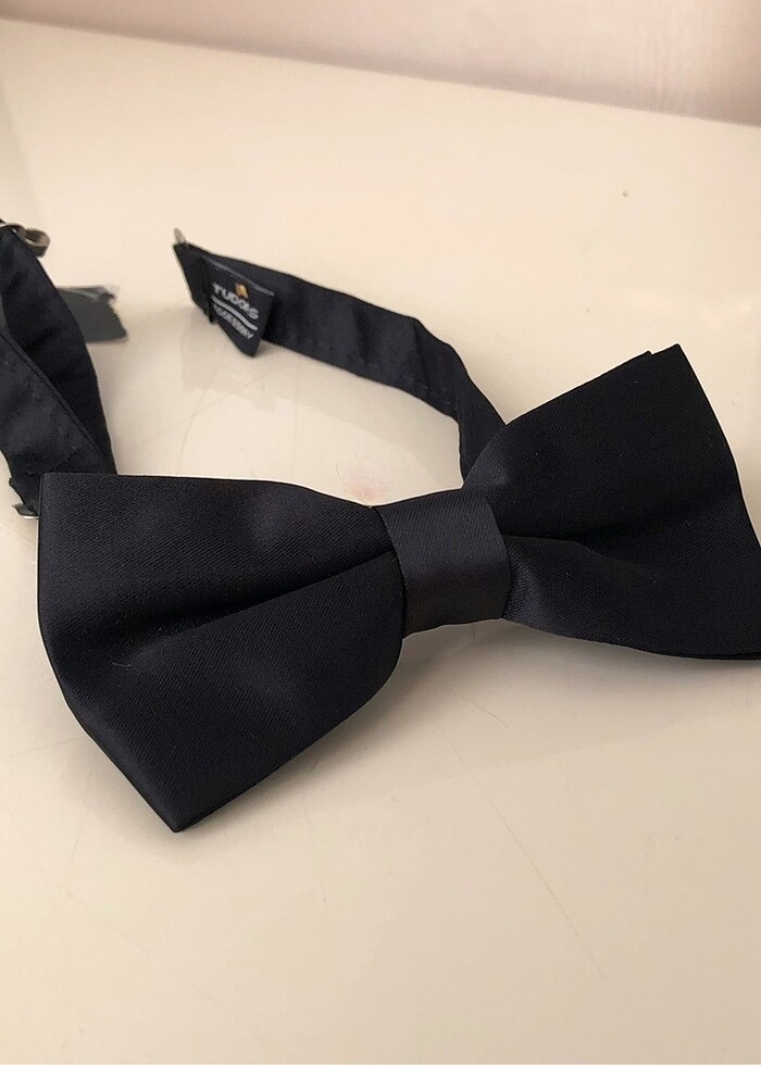 Tudors Damatlık Siyah Papyon - Görsel 2