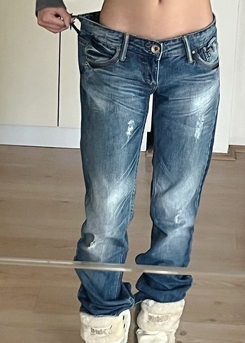 stradivarius vintage bootcut jean - Görsel 7