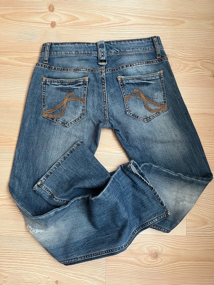 stradivarius vintage bootcut jean - Görsel 3