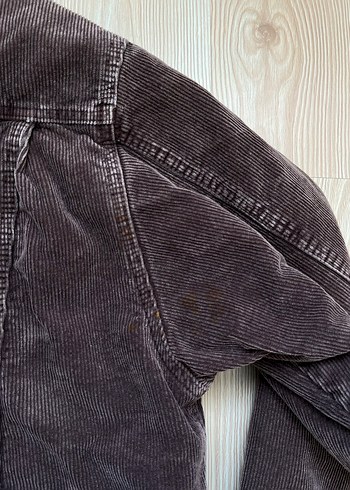 big star vintage kadife bomber mont - Görsel 9