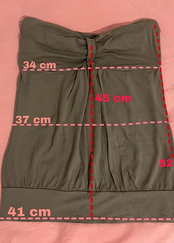 vintage straplez viskon bluz - Görsel 5