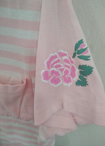 Bonprix Pembe beyaz bayan tshirt 