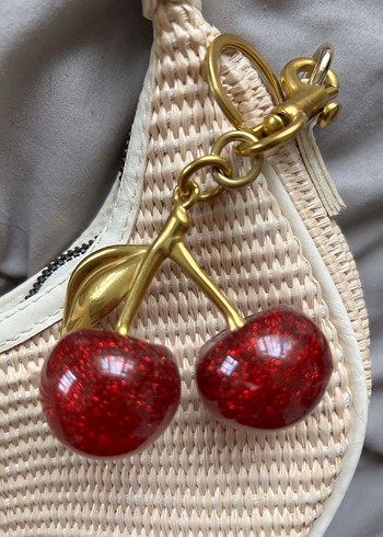 Nakışlı Beyaz Kadın Omuz Çantası - Görsel 4