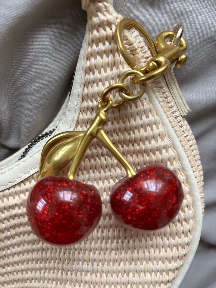 Nakışlı Beyaz Kadın Omuz Çantası - Görsel 4