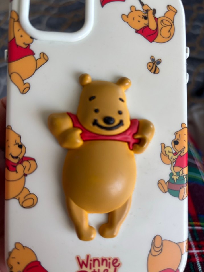 #iphone11 Sarı Winnie the Pooh Figürlü Telefon Kılıfı - Görsel 2