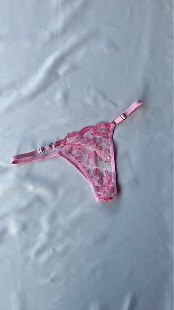 m Beden pembe Renk Çiçekli bralet set????????????