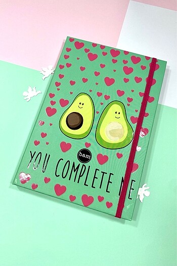 AVOKADO LASTİKLİ DEFTER