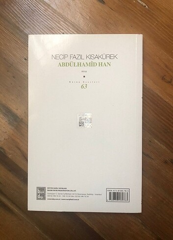 Abdülhamid han piyes Necip Fazıl Kısakürek 
