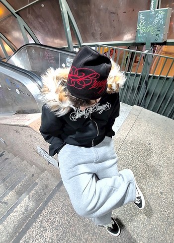 Kürklü Kapüşonlu sloid - Görsel 2