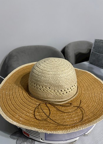 Bej Örgü Bohem Kadın Şapka - Görsel 3