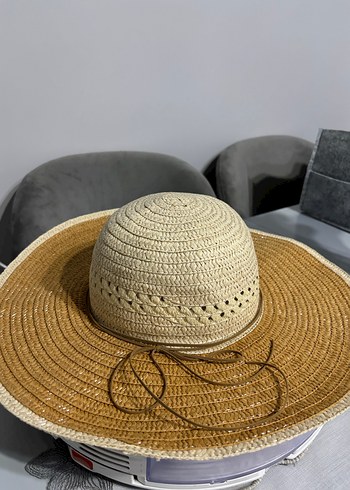 Bej Örgü Bohem Kadın Şapka - Görsel 2
