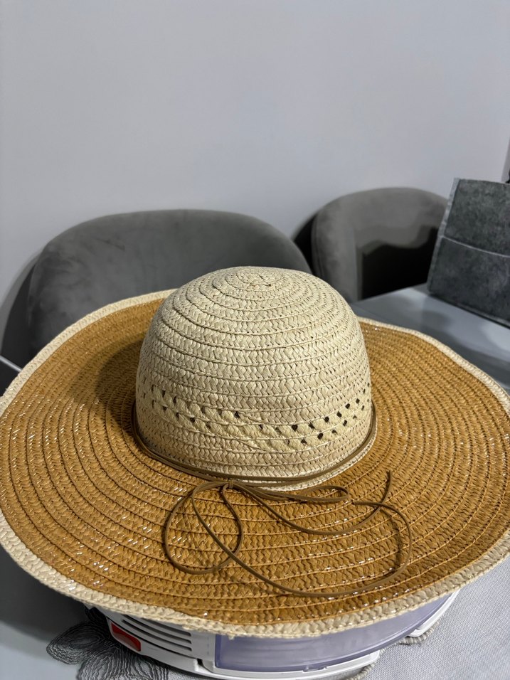Bej Örgü Bohem Kadın Şapka - Görsel 2