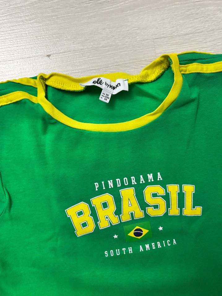 brasil crop tisort - Görsel 2