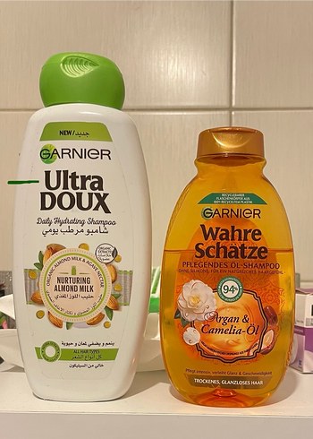 Garnier Badem Sütü ve Schatze Argan Yağlı Şampuan-duş jeli - Görsel 2