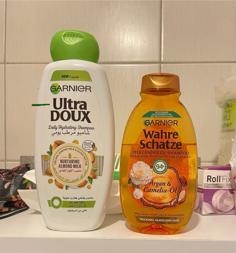 Garnier Badem Sütü ve Schatze Argan Yağlı Şampuan-duş jeli - Görsel 2