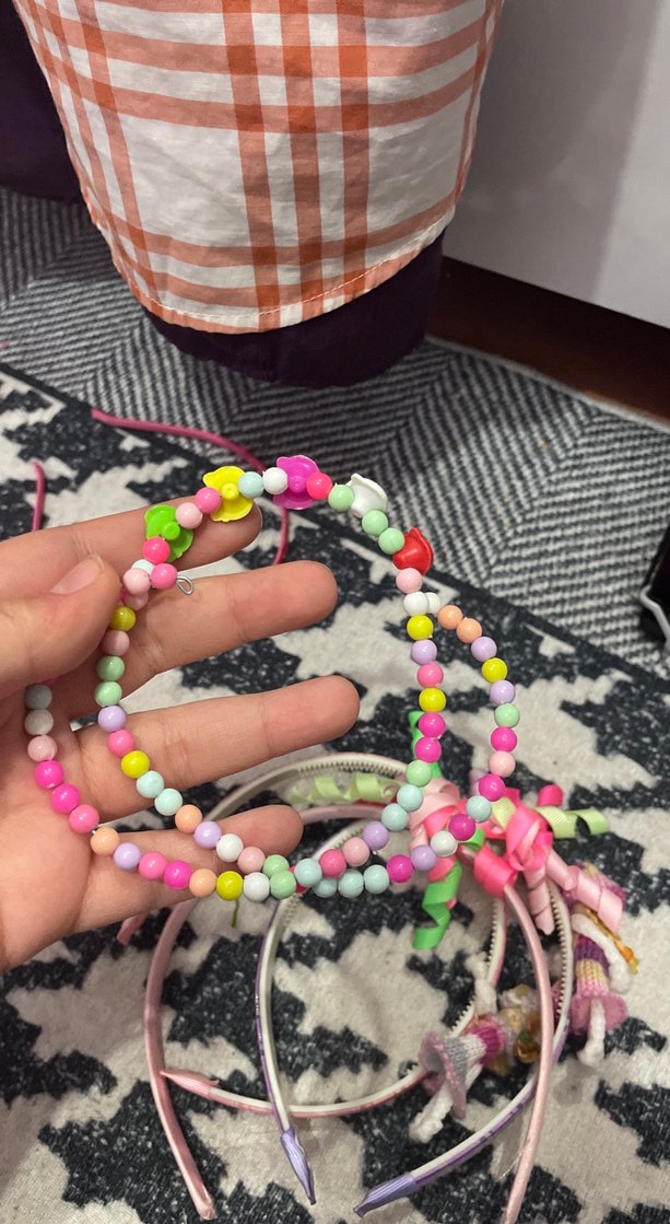 Boncuklu ve Desenli Renkli Çocuk Taçları - Görsel 4