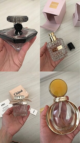 Lancome-Valentino-Chloe-Bvlgari Boş Şişe