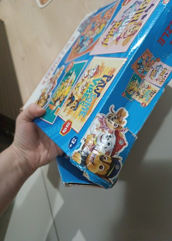  Beden Renk Paw Patrol 4'ü 1 Arada Çocuk Puzzle