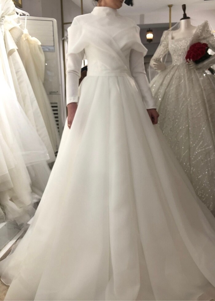 Tesettür gelinlik - Görsel 2