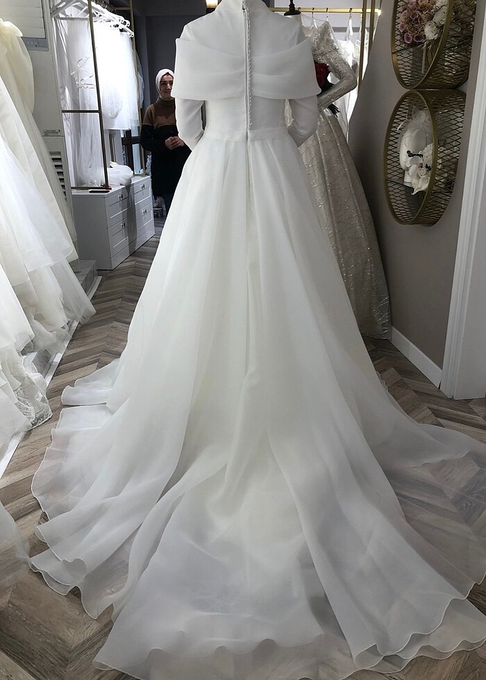 Tesettür gelinlik - Görsel 5