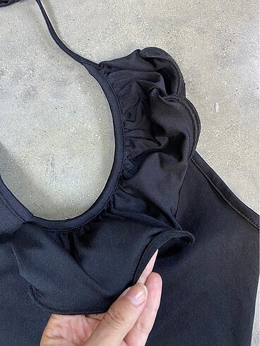 Zara Önü fırfırlı bodysuit