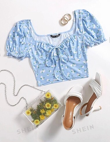 Mavi papatya crop