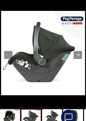 0 - 13 kg Beden yeşil Renk PegPerego Yeşil Bebek Oto Koltuğu