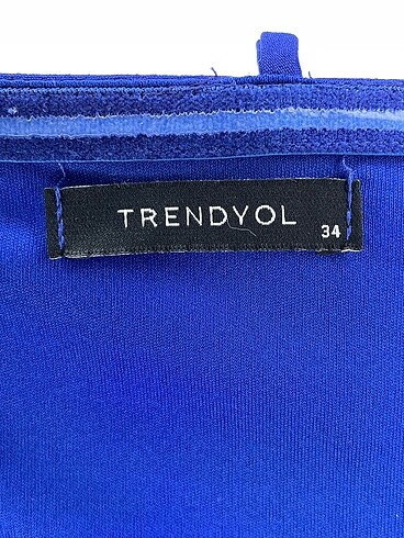 34 Beden lacivert Renk Trendyol & Milla Uzun Elbise %70 İndirimli.