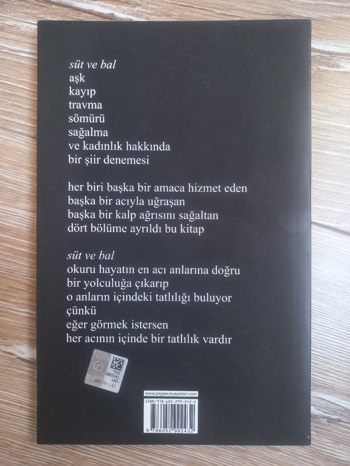 Süt ve Bal - Rupi Kaur Şiir Kitabı - Görsel 3