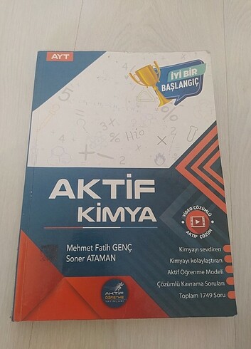 Ayt kimya aktif öğrenme yayınları