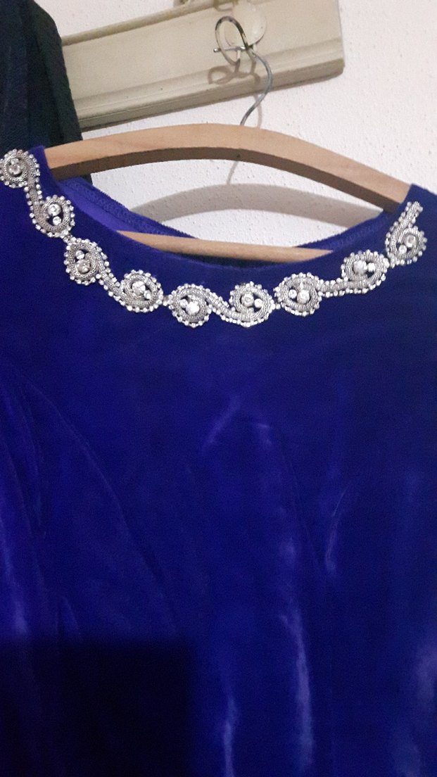 kadıfe abiye - Görsel 5